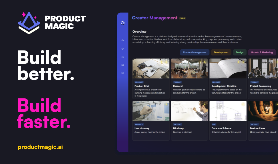 Product Magic AI - Build Better. Build Faster.
